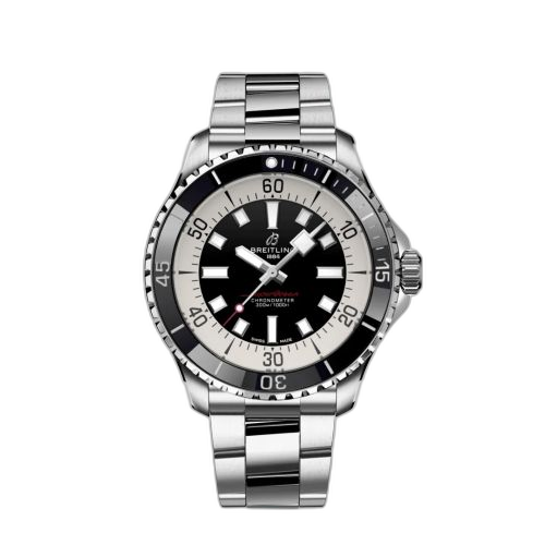 [A17376211B1A1] SuperOcean Automatic 44 Stainless Steel / Black / Bracelet