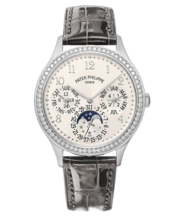 [7149G-001] Perpetual Calendar 7140 White Gold / Silver