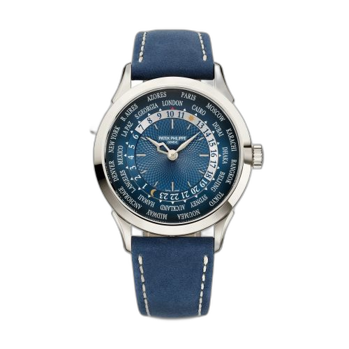 [5230P-001] World Time 5230 Platinum / Blue