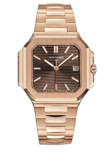 [7128/1R-001] Cubitus Date 40 Rose Gold / Brown