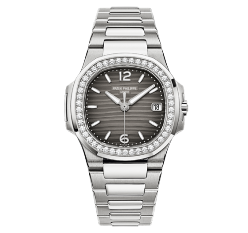 [7010/1G-012] Nautilus 7010 White Gold / Smoke Gray