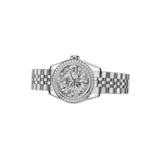 [179384-0010] Lady-Datejust 26 Diamond Gold Crystals Jubilee
