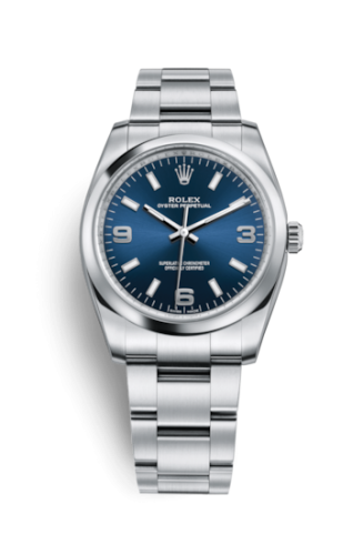 [114200-0014] Oyster Perpetual 34 Blue Explorer