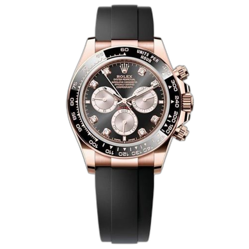[126515LN-0004 (aka: M126515LN-0004)] Cosmograph Daytona Everose - Cerachrom / Black - Sundust- Diamond / Oysterflex