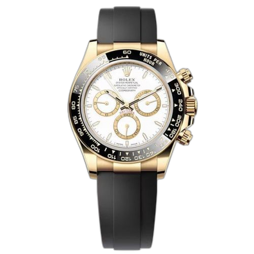 [126518LN-0002 (aka: M126518LN-0002)] Cosmograph Daytona Yellow Gold - Cerachrom / White / Oysterflex