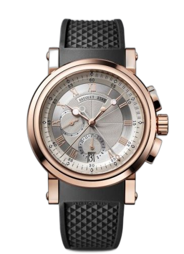 [5827BR/12/5ZU] Marine Chronograph 5827 Rose Gold / Silver / Rubber