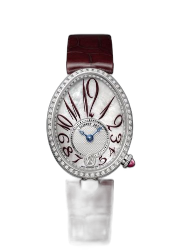 [8918BB/5P/964/D00D3L] Reine de Naples 8918 White Gold - Diamond / MOP