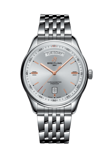 [A45340211G1A1] Premier Automatic Day & Date 40 Stainless Steel / Silver / Bracelet