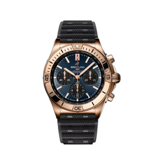 [RB01343A1C1S1] Chronomat B01 42 Super Bowl LVIII / Rubber