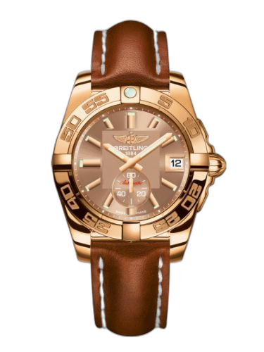 [H3733012.Q584.412X] Galactic 36 Automatic Rose Gold / Copperhead Bronze / Calf