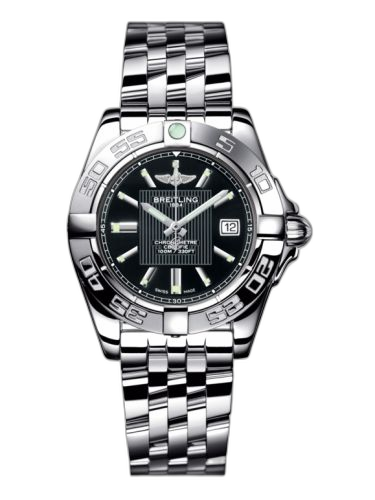 [A71356L2.BA10.367A] Galactic 32 Stainless Steel / Trophy Black / Bracelet