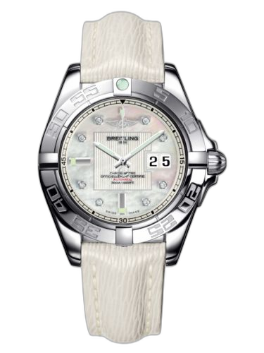 [A49350L2.A702.237X] Galactic 41 Stainless Steel / Pearl Diamond / Sahara