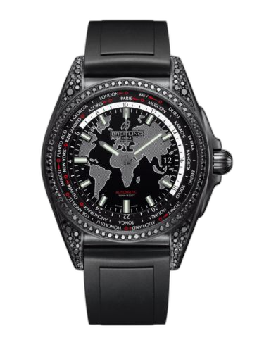 [MB3510AU.BF07.134S] Galactic Unitime Black Steel / Diamondworks / Trophy Black / Rubber / Limited Edtion