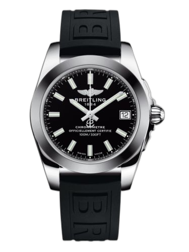 [W7433012.BE08.237S] Galactic 36 Stainless Steel / SleekT / Trophy Black / Rubber