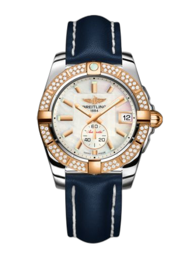 [C3733053.A724.194X] Galactic 36 Automatic Stainless Steel / Rose Gold / Diamond / Pearl / Calf