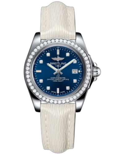 [A7133053/C966/235X/A14BA.1] Galactic 32 Sleek Edition Stainless Steel / Diamond / Horizon Blue Diamond / Sahara