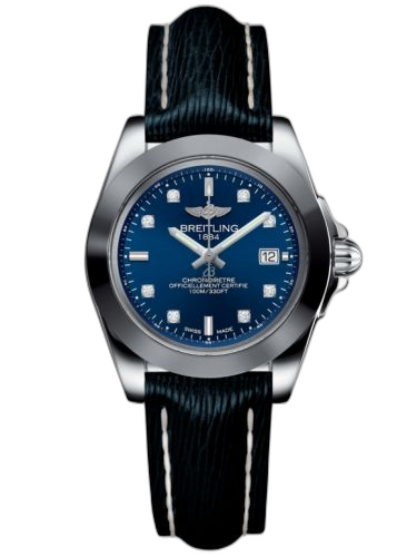 [W7133012/C966/210X/A14BA.1] Galactic 32 Sleek Edition Stainless Steel / Horizon Blue Diamond / Sahara