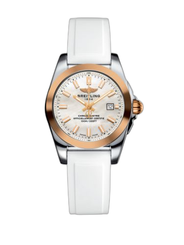 [C7234812/A791/249S/A12S.1] Galactic 29 Stainless Steel / Rose Gold / Pearl / Rubber