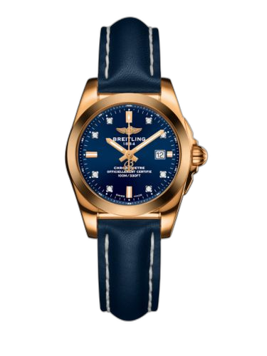 [H7234812.C964.486X] Galactic 29 Rose Gold / Horizon Blue Diamond / Calf