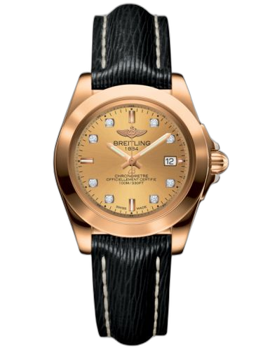 [H7133012.H550.208X] Galactic 32 Sleek Edition Rose Gold / Golden Sun Diamond / Sahara