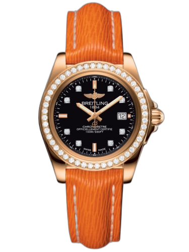 [H7133053.BF64.212X] Galactic 32 Sleek Edition Rose Gold / Diamond / Trophy Black Diamond / Sahara