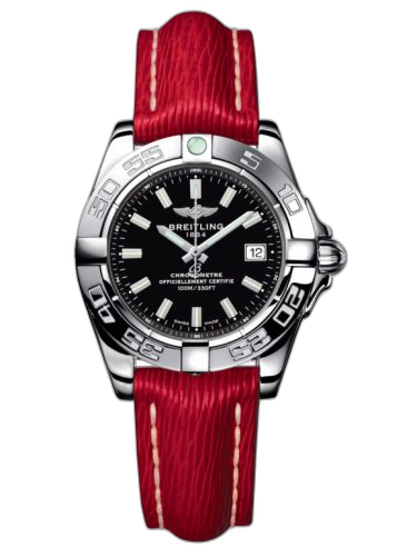 [A71356L2.BE76.209X] Galactic 32 Stainless Steel / Onyx Black / Sahara