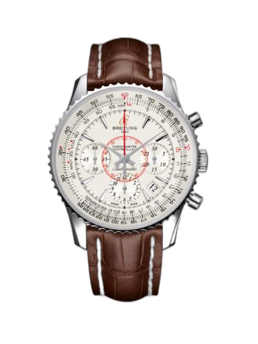 [AB013012.G709.724P] Montbrillant 01 Stainless Steel / Mercury Silver / Croco