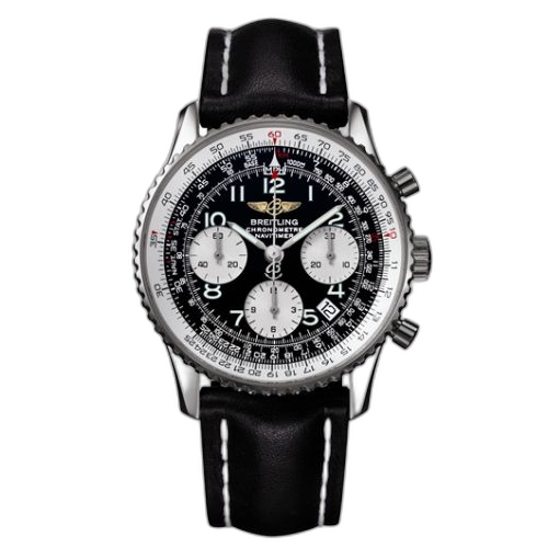 [A2332212/B637] Navitimer Black Arabic / Calf