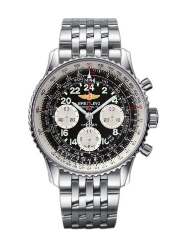 [AB0210B4.BC36.447A] Cosmonaute Stainless Steel / Black / Bracelet