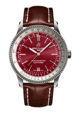 [A173265A1K1P2] Navitimer Automatic 41 Automatic Stainless Steel / Red