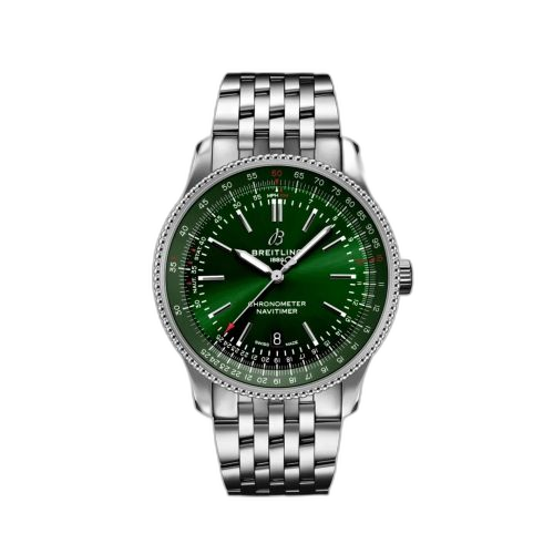 [A17326361L1A1] Navitimer Automatic 41 Automatic Stainless Steel / Green / Bracelet