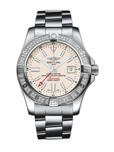 [A3239053.G778.170A] Avenger II GMT Stainless Steel / Diamond / Stratus Silver / Bracelet