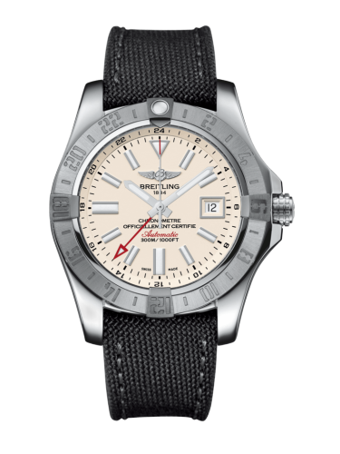 [A3239011/G778/109W/A20BA.1] Avenger II GMT Stainless Steel / Stratus Silver / Military / Pin
