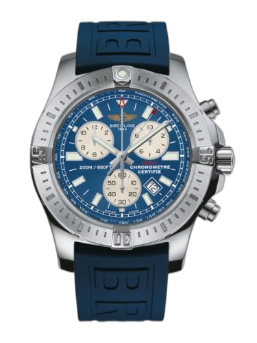 [A7338811/C905/158S/A20S.1] Colt Chronograph Mariner Blue / Rubber / Pin