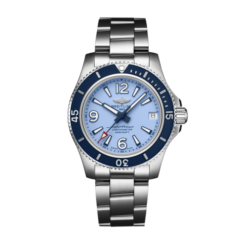 [A17316D81C1A1] Superocean 36 Stainless Steel / Blue / Bracelet