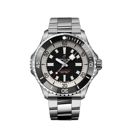 [A17378211B1A1] SuperOcean Automatic 46 Stainless Steel / Black / Bracelet