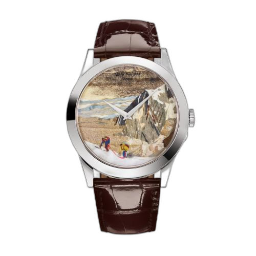 [5089G-059] Calatrava 5089 Swiss Alps / Roped Alpinists