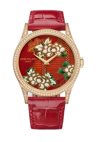 [5077/100R-056] Calatrava 5077 Kimonos with Floral Patterns