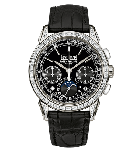 [5271P-001] Perpetual Calendar Chronograph 5271 Platinum / Black