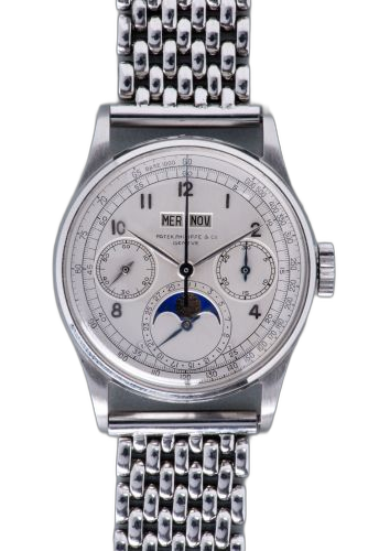 [1518A] Perpetual Calendar Chronograph 1518 Stainless Steel