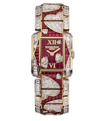 [4909/103R] Twenty~4 4909/103 Rose Gold / Rubies