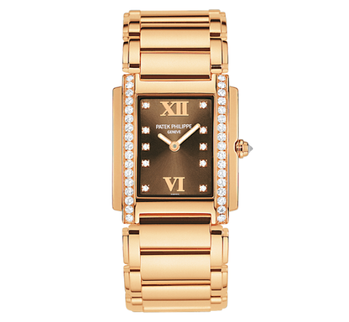 [4910/11R-010] Twenty~4 4910 Rose Gold / Brown