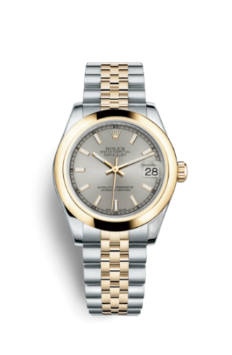 [178243-0002] Datejust 31 Rolesor Yellow Domed / Jubilee / Silver