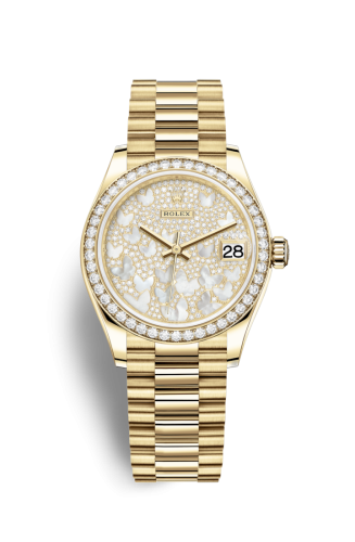 [278288rbr-0011] Datejust 31 Yellow Gold / Diamond / Butterfly / President