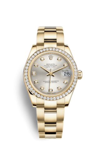 [178288-0029] Datejust 31 Yellow Gold Diamond / Oyster / Silver Diamond