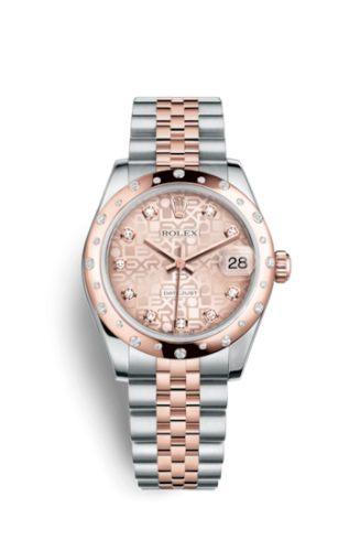 [178341-0047] Datejust 31 Rolesor Everose Domed Diamond / Jubilee / Pink Computer