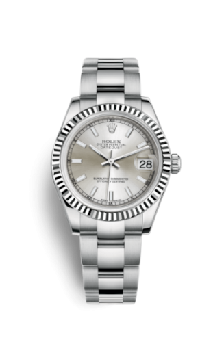 [178274-0025] Datejust 31 Stainless Steel Fluted / Oyster / Silver