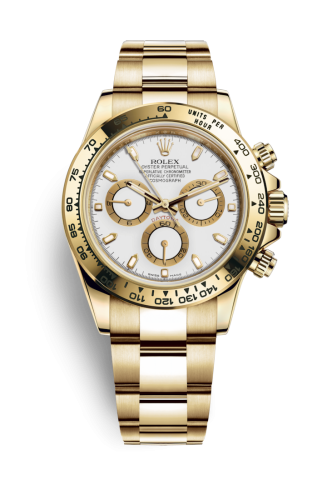 [116508-0001 (aka: M116508-0001)] Cosmograph Daytona Yellow Gold / White
