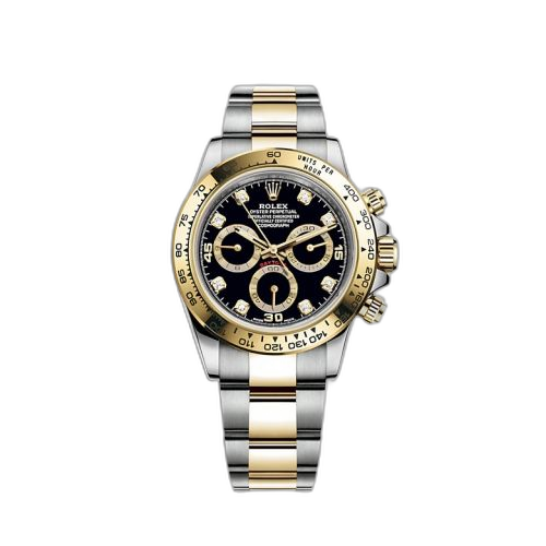 [116503-0011 (aka: m116503-0011)] Cosmograph Daytona Stainless Steel / Yellow Gold / Black - Diamond
