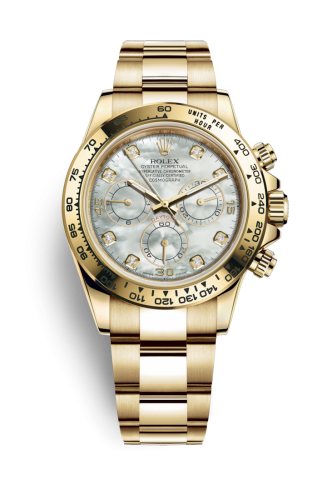 [116508-0007] Cosmograph Daytona Yellow Gold / MOP Diamond